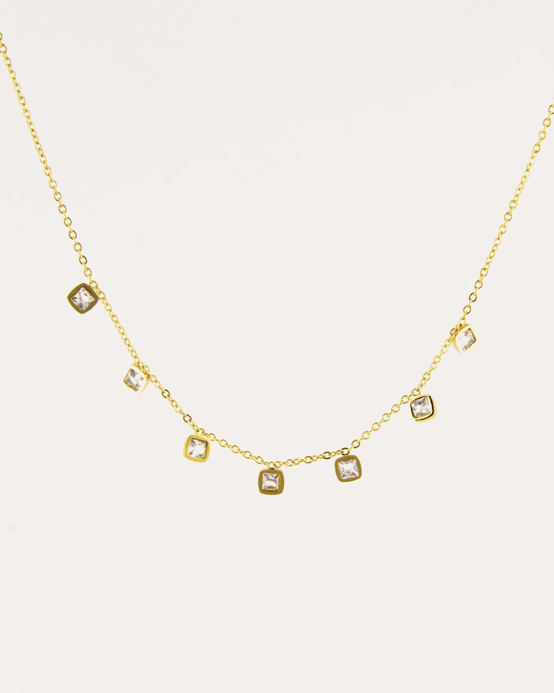 Collar Acero Brillo Dorado