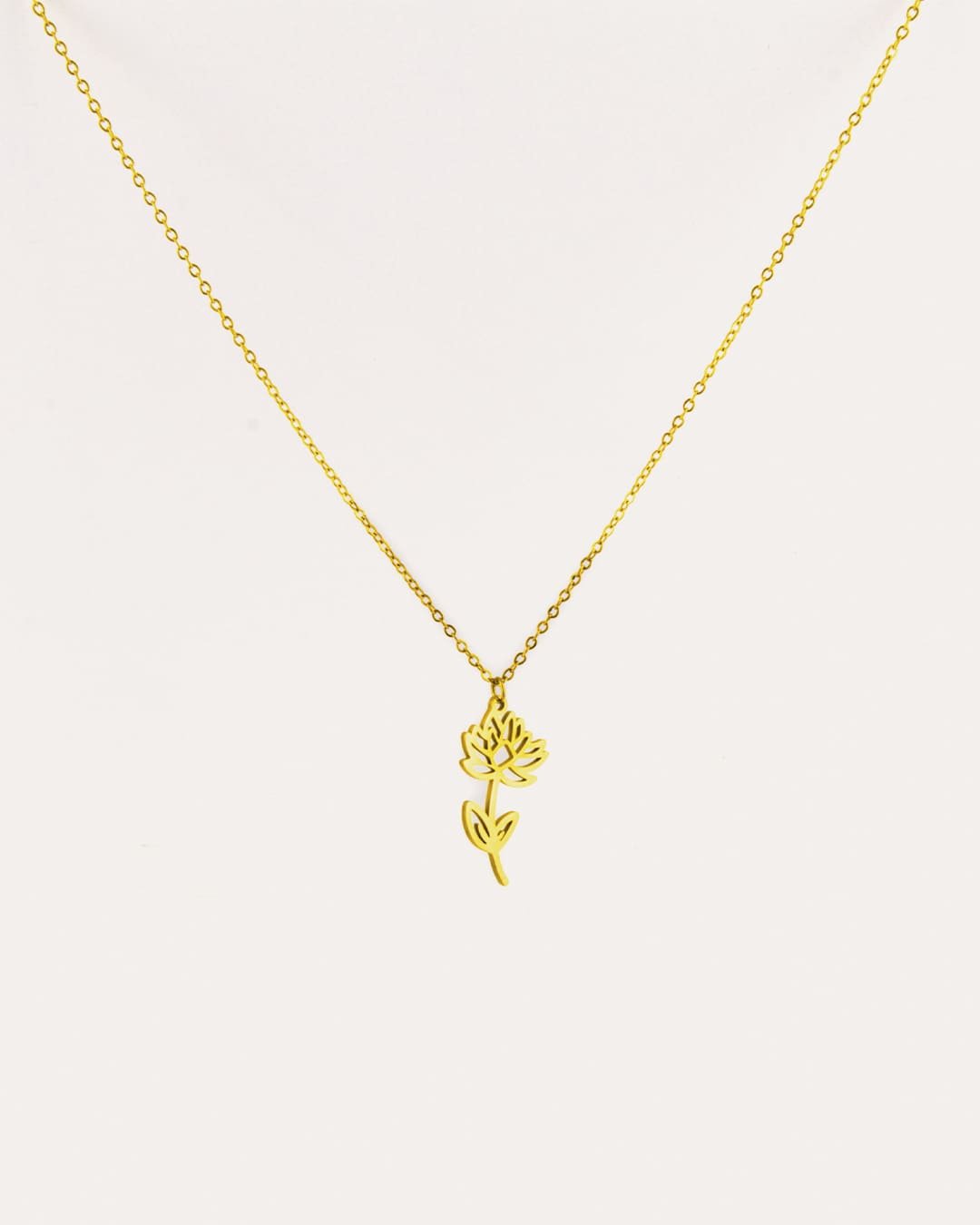 Collar Acero Rosa Dorado