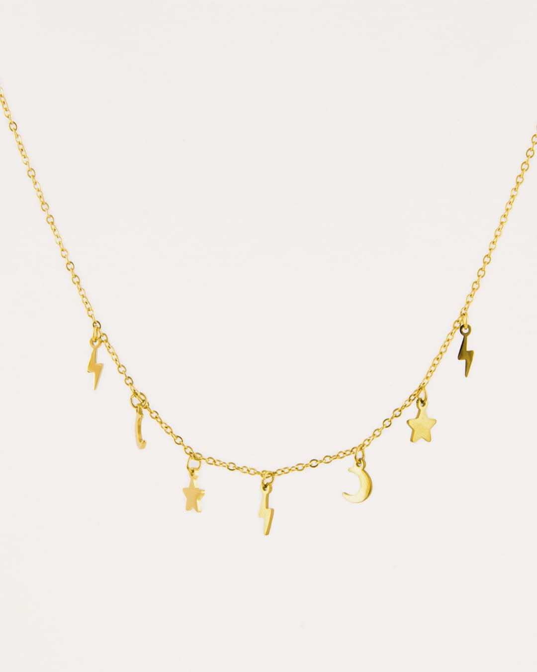 Collar Acero Cosmo Dorado