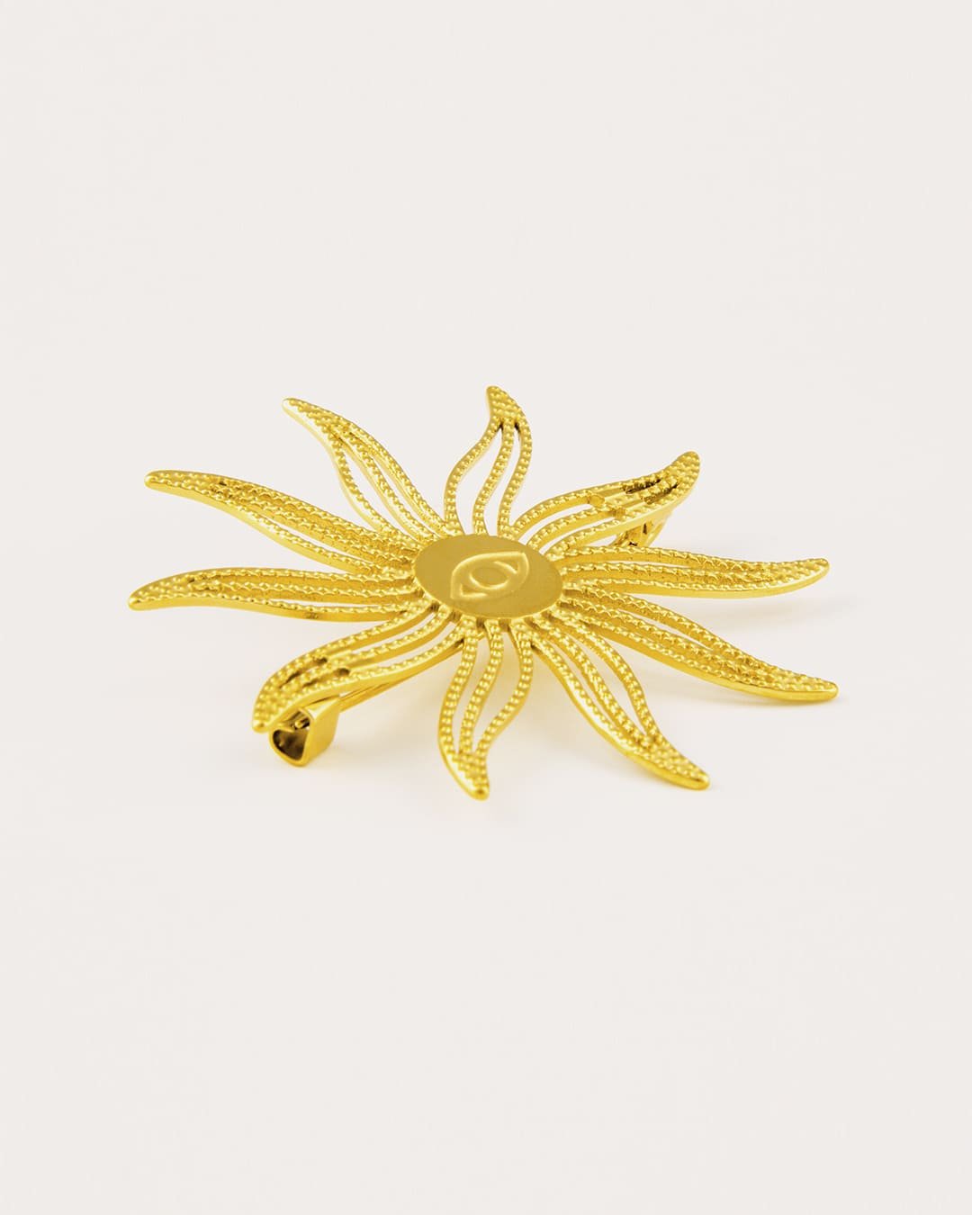 Broche Acero Ojo Dorado