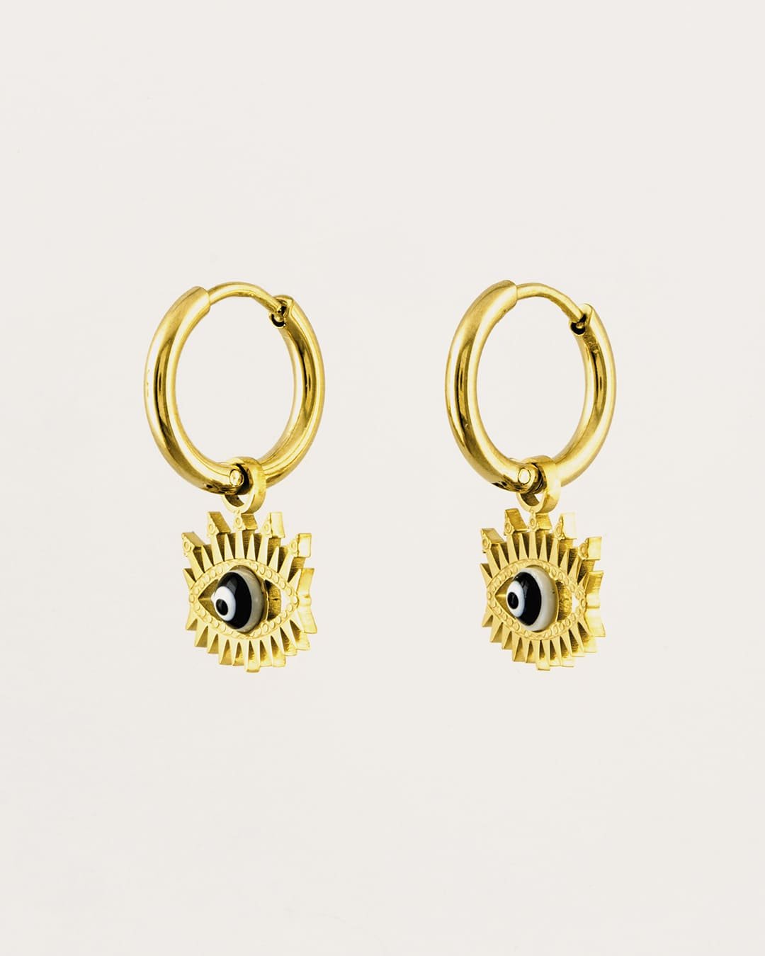 Aro Acero Ojo Dorado