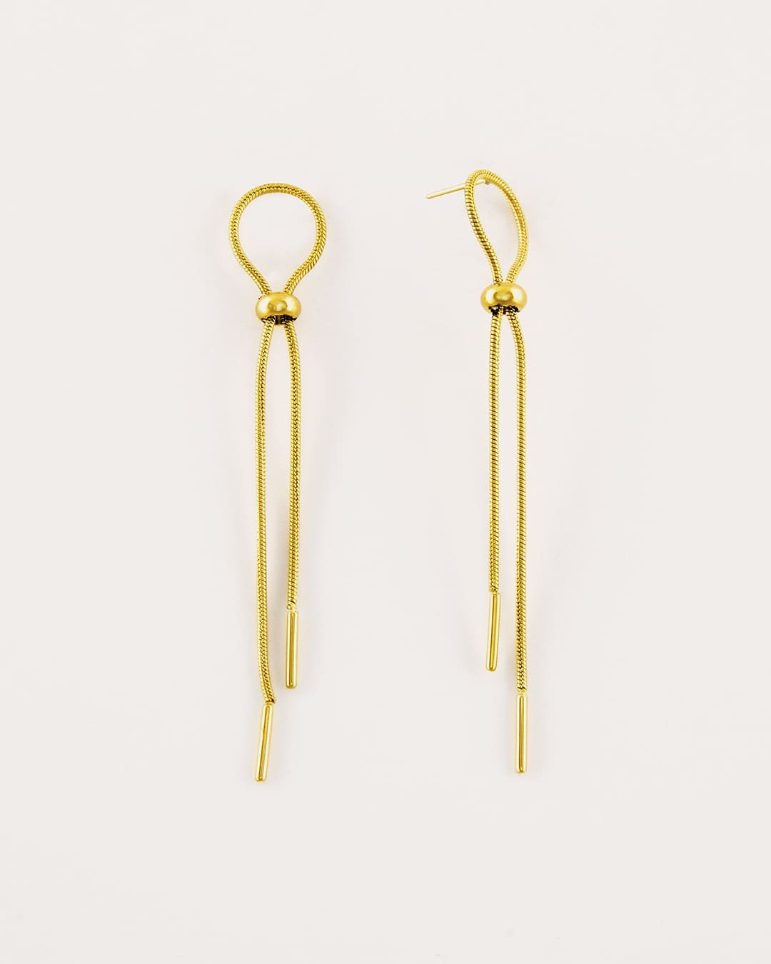 Pendiente Acero Jerte Dorado