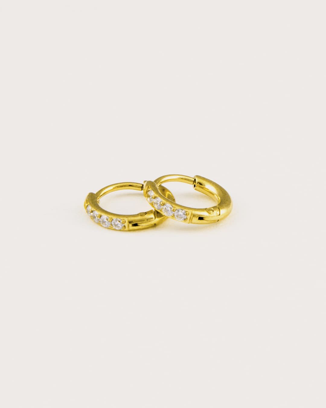 Miniatura Acero Aro Dorado