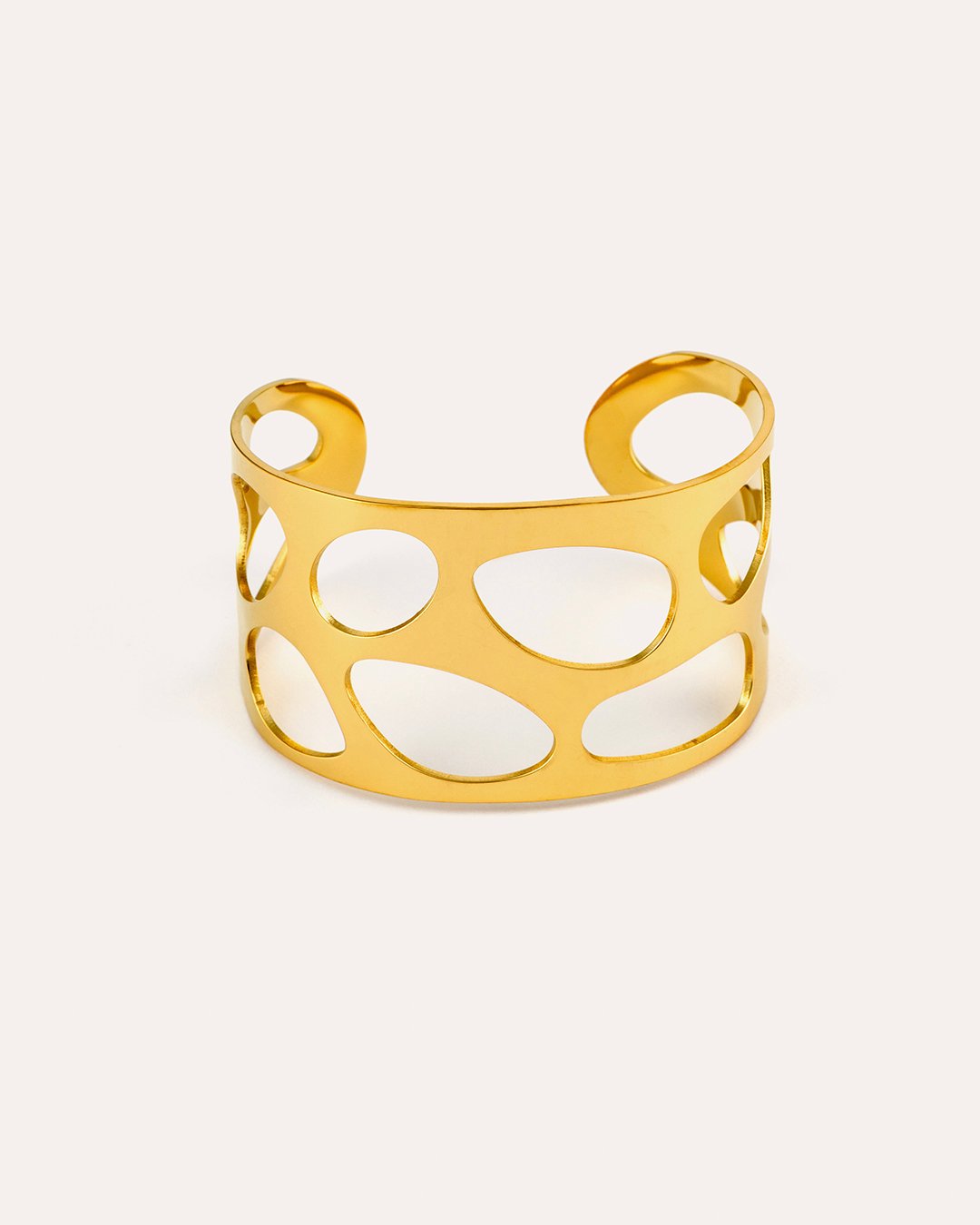 Brazalete Acero Milan Dorado