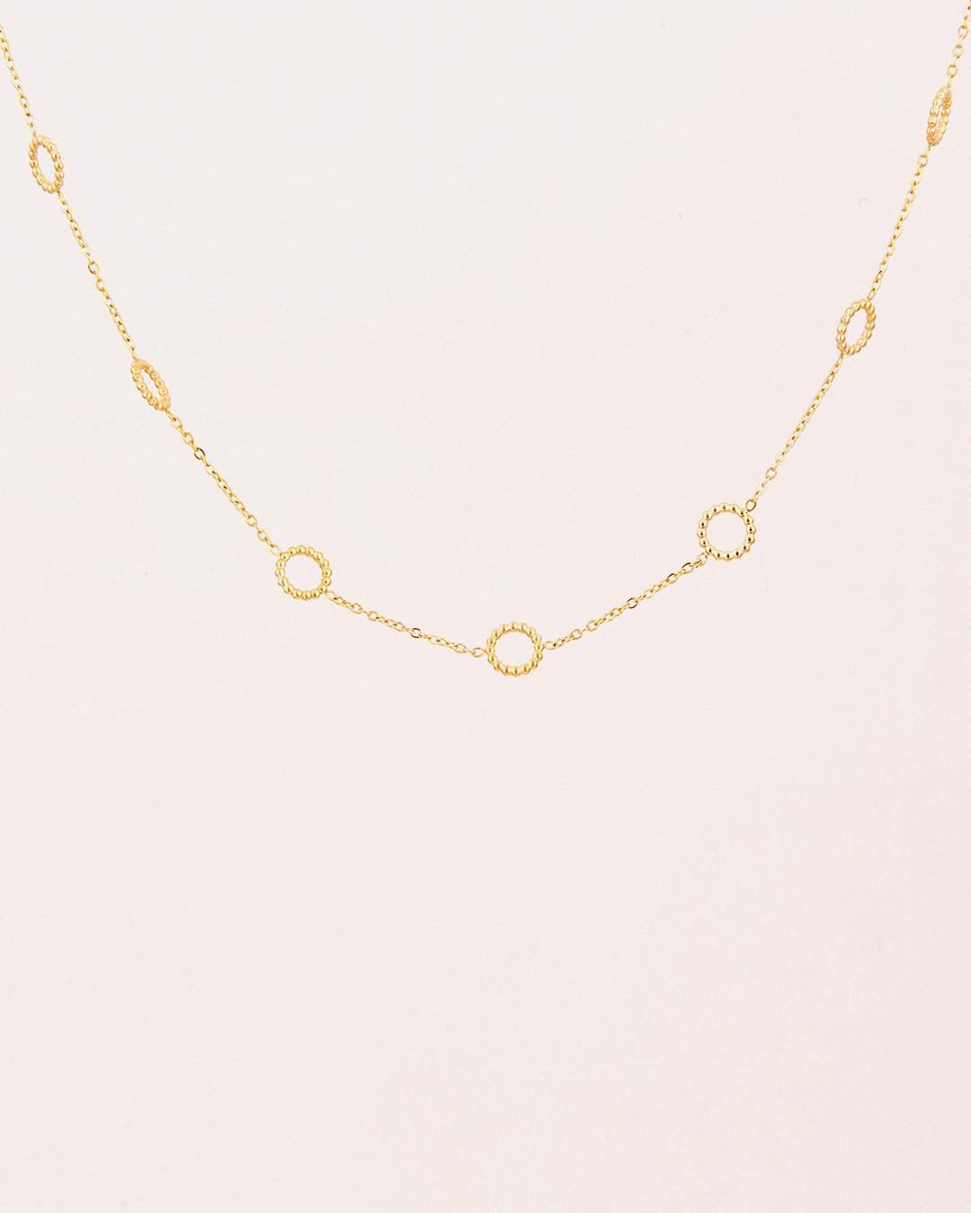 Collar Acero 7 Circulos