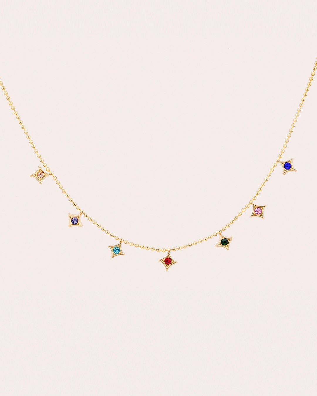 Collar Acero 7 Estrellas