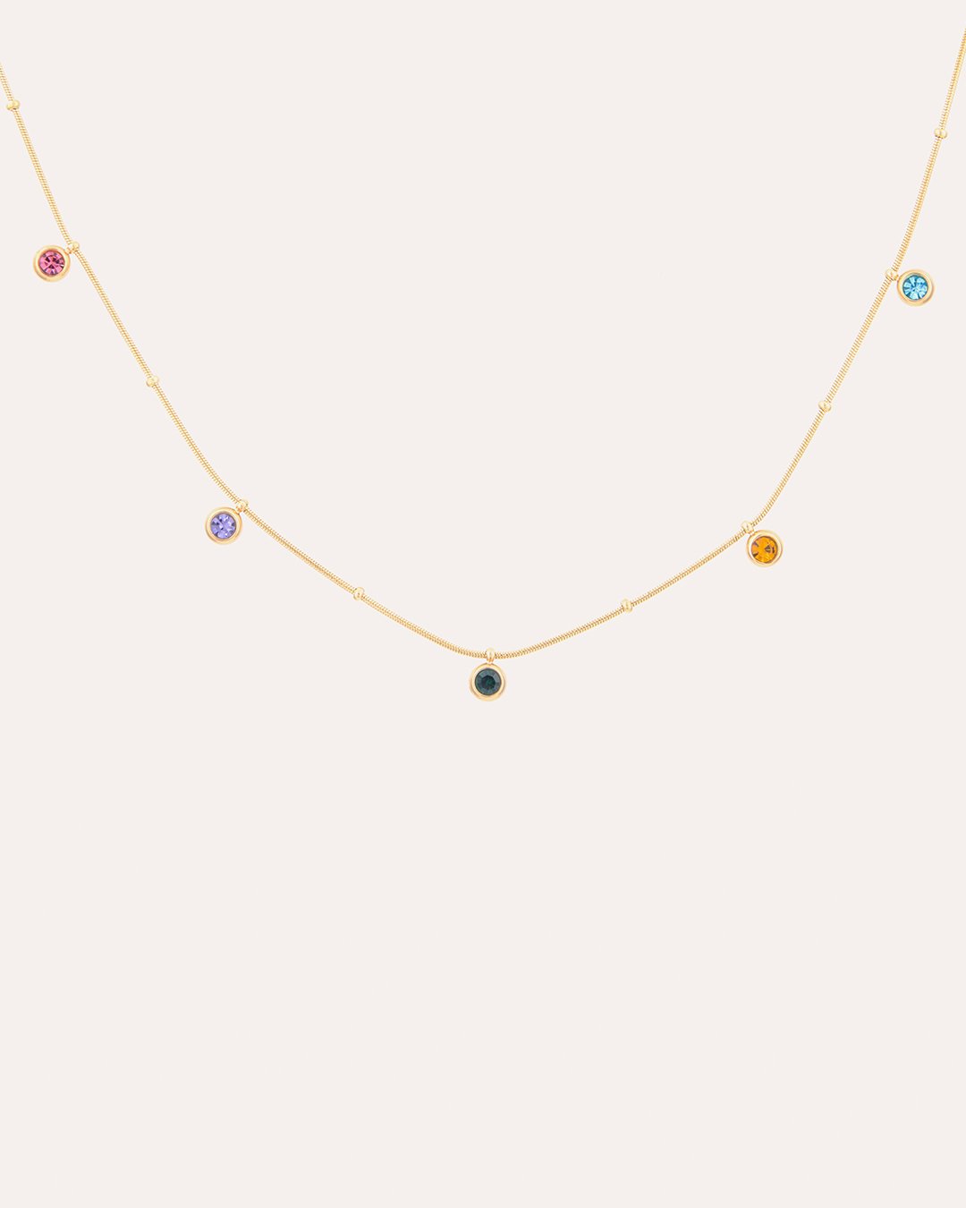 Collar Acero Multicolor