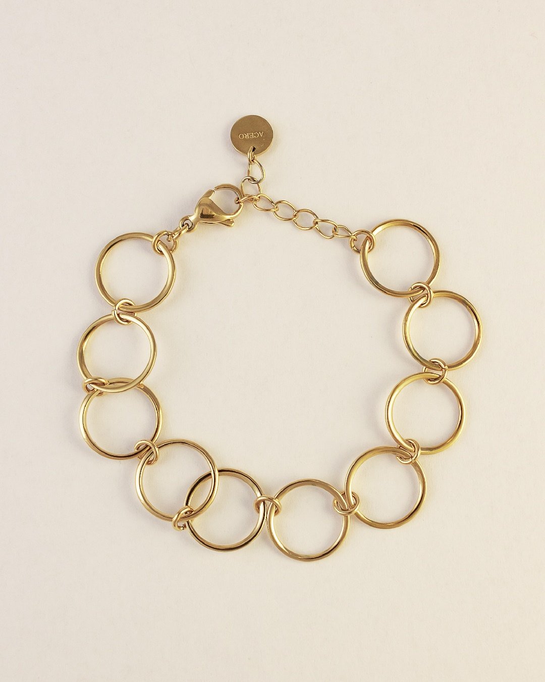 Pulsera Acero Circles Dorada
