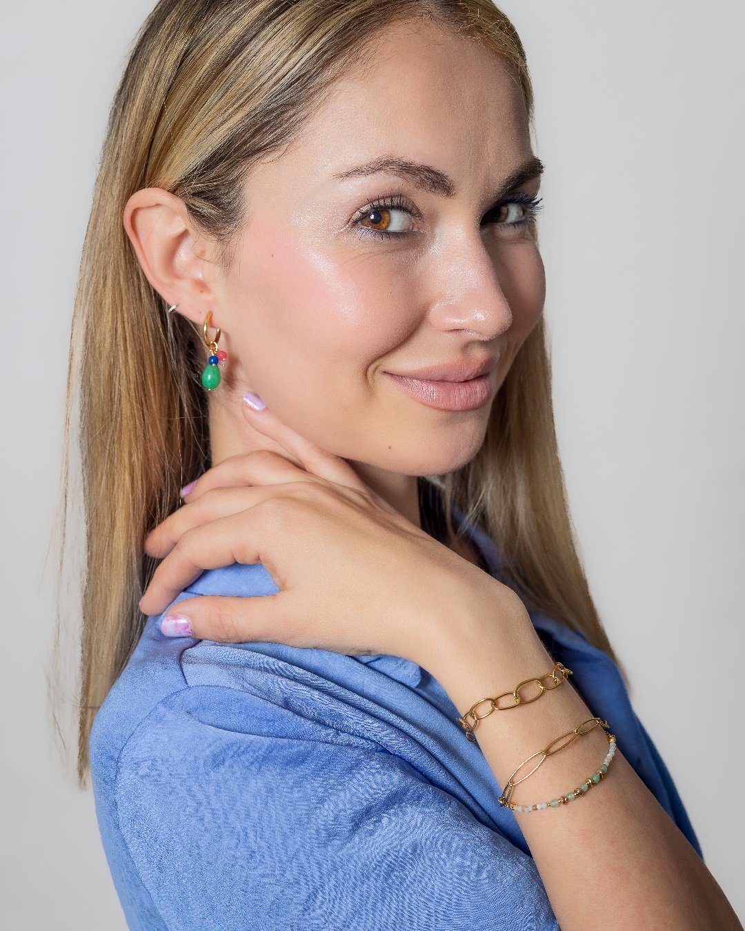 Pendiente Acero Racimo