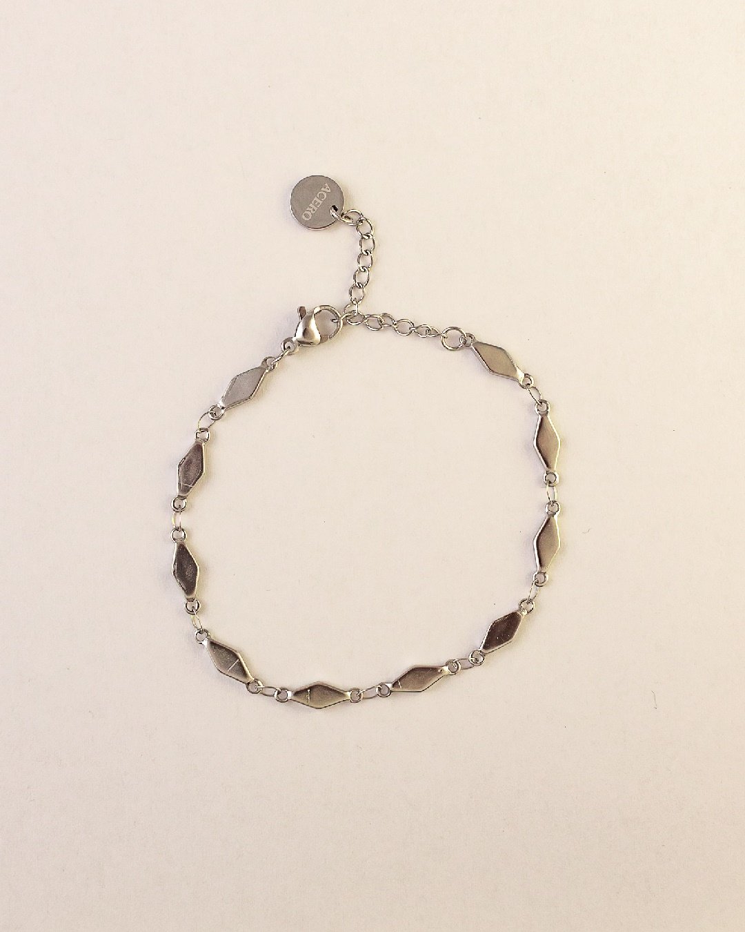 Pulsera Acero Rombos