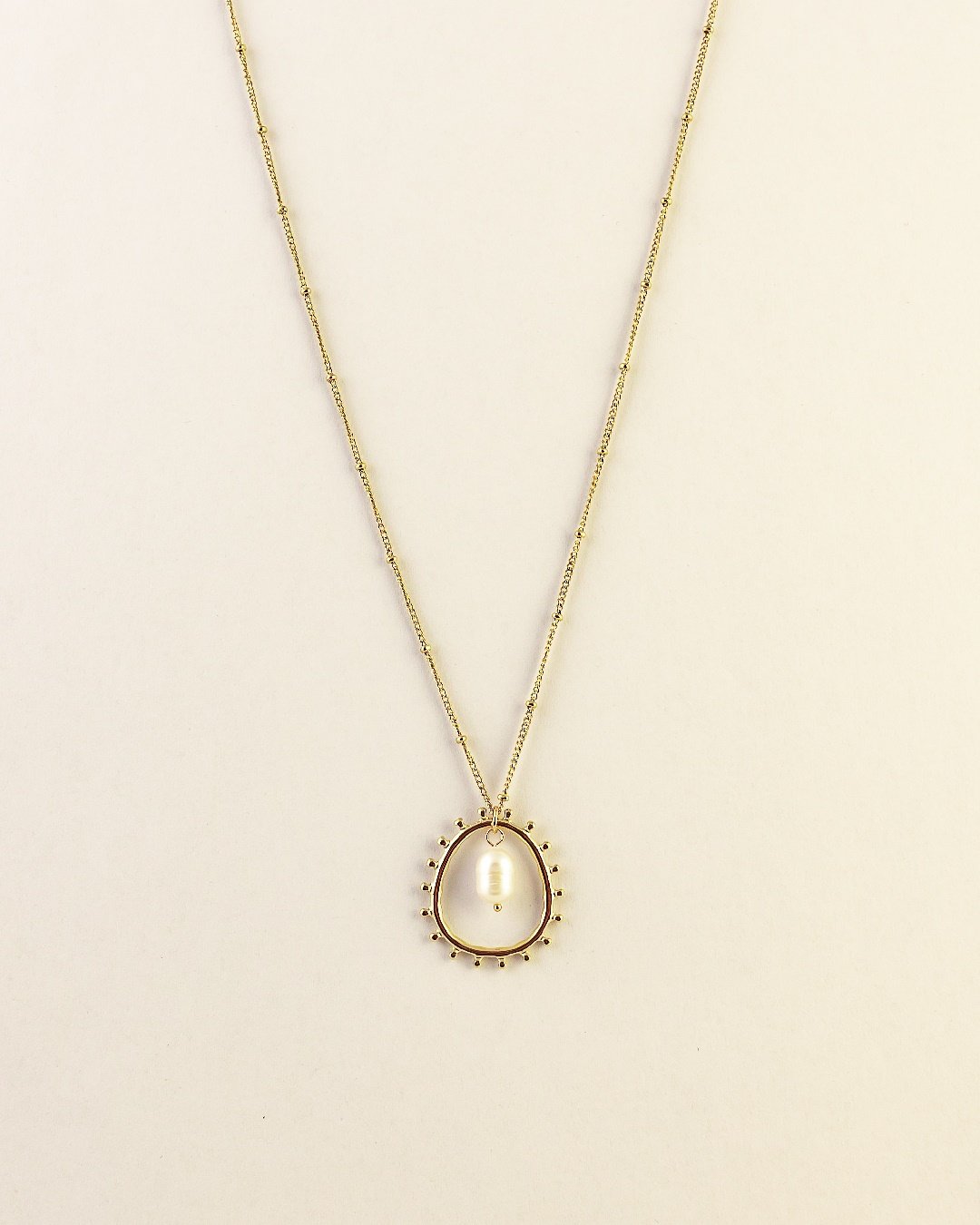 Collar Acero Sunset Pearl