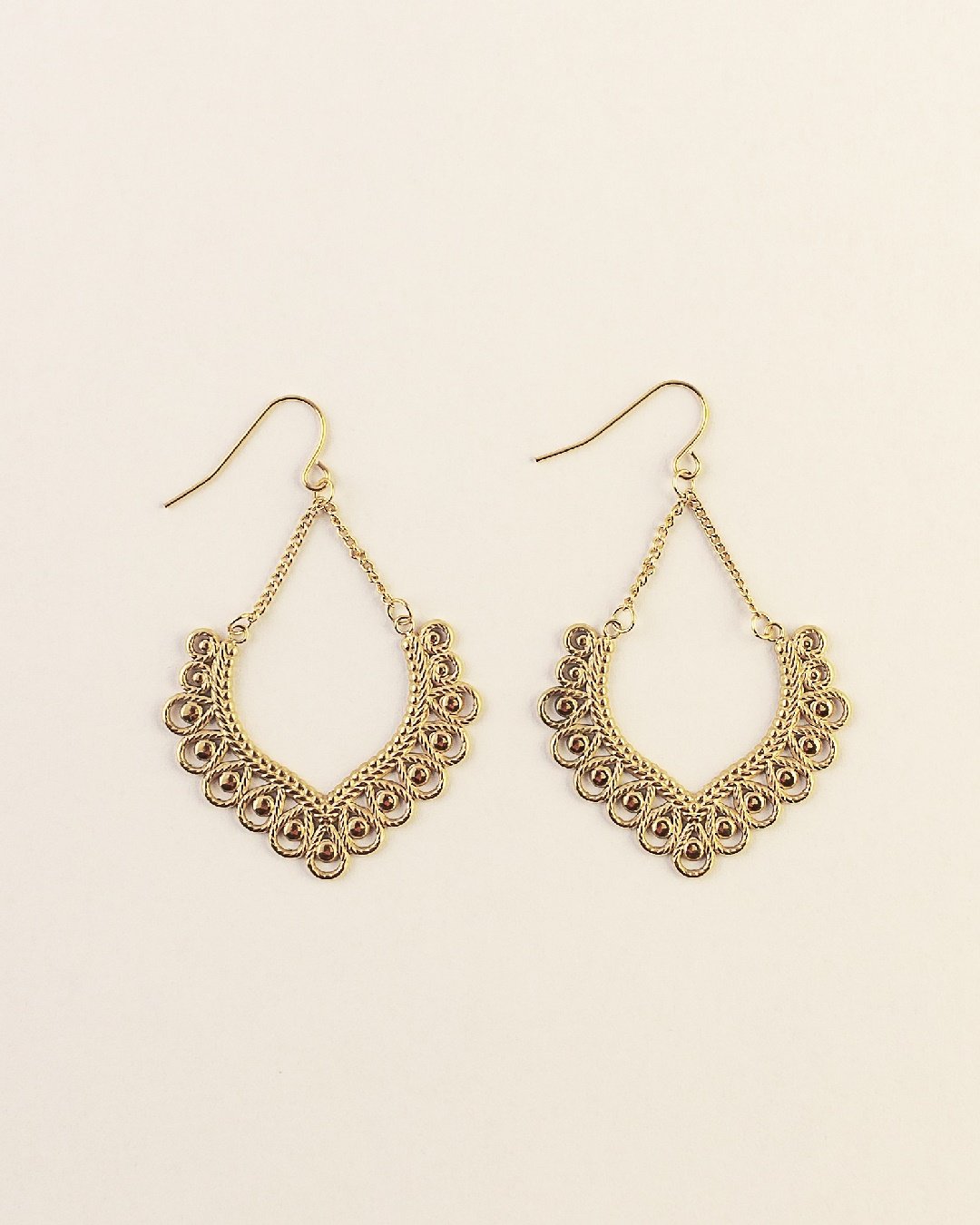 Pendiente Acero Alhambra