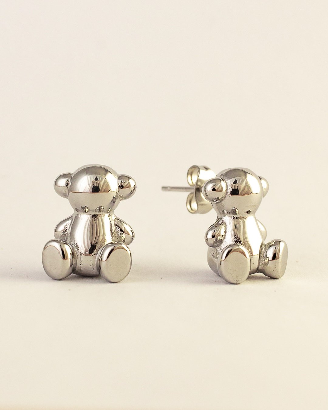 Pendiente Acero Osito Honey