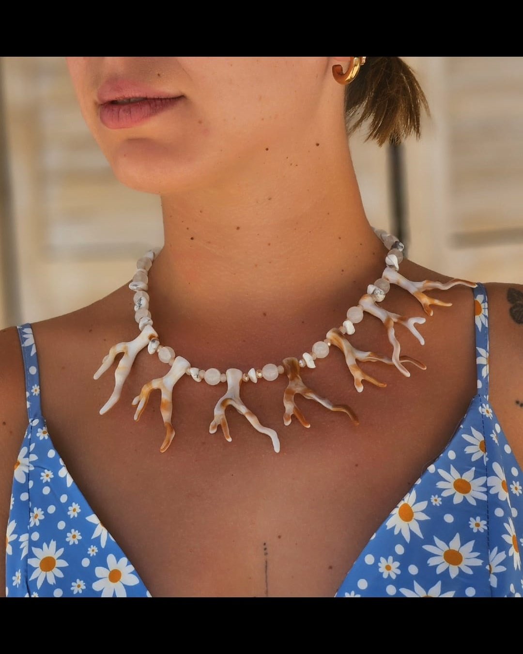 Collar Acero Coral
