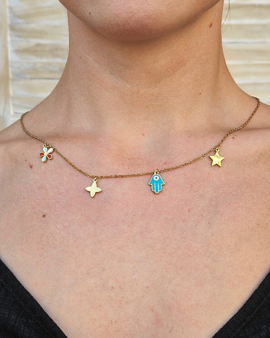 Collar Acero Fátima