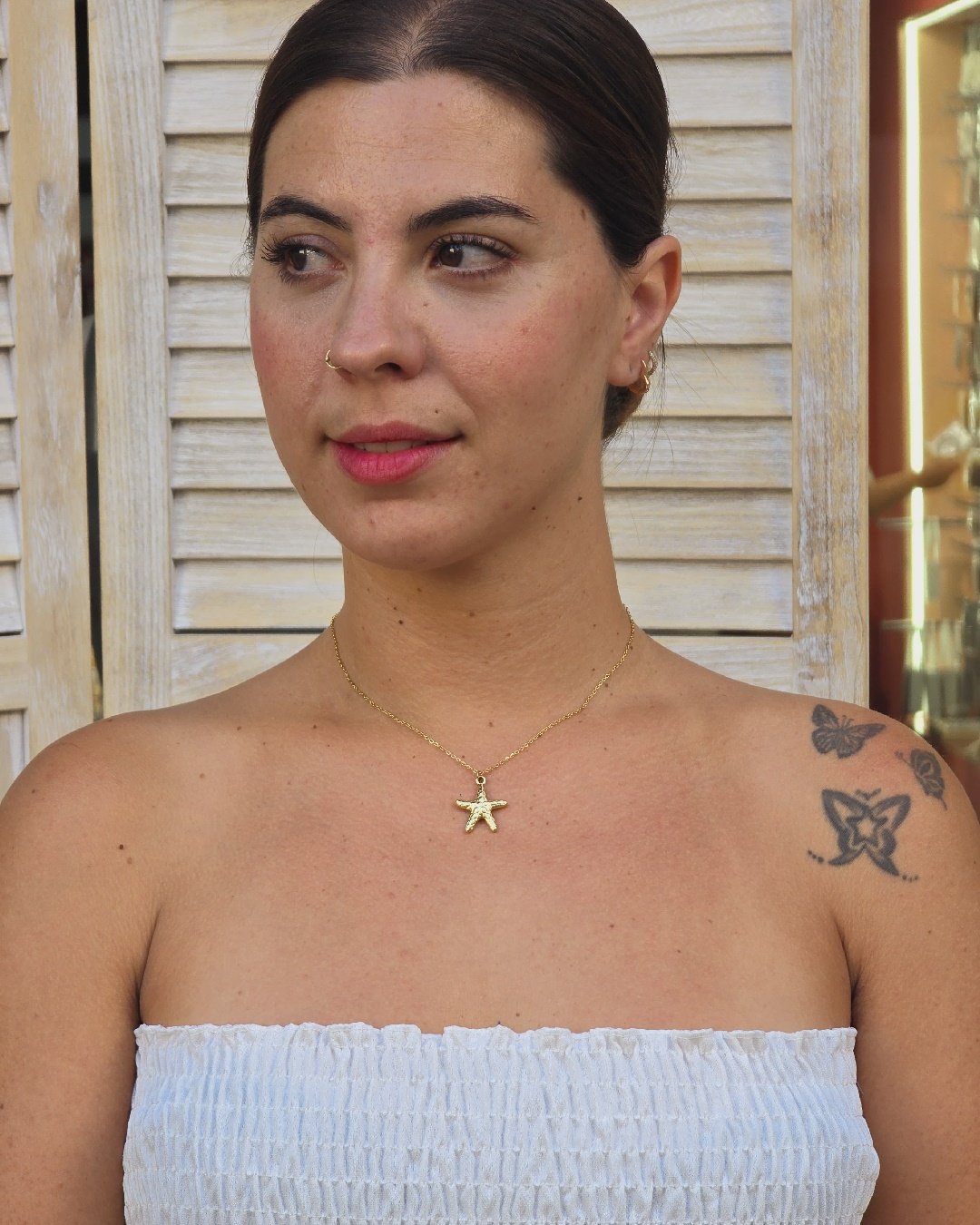 Collar Acero Estrella De Mar