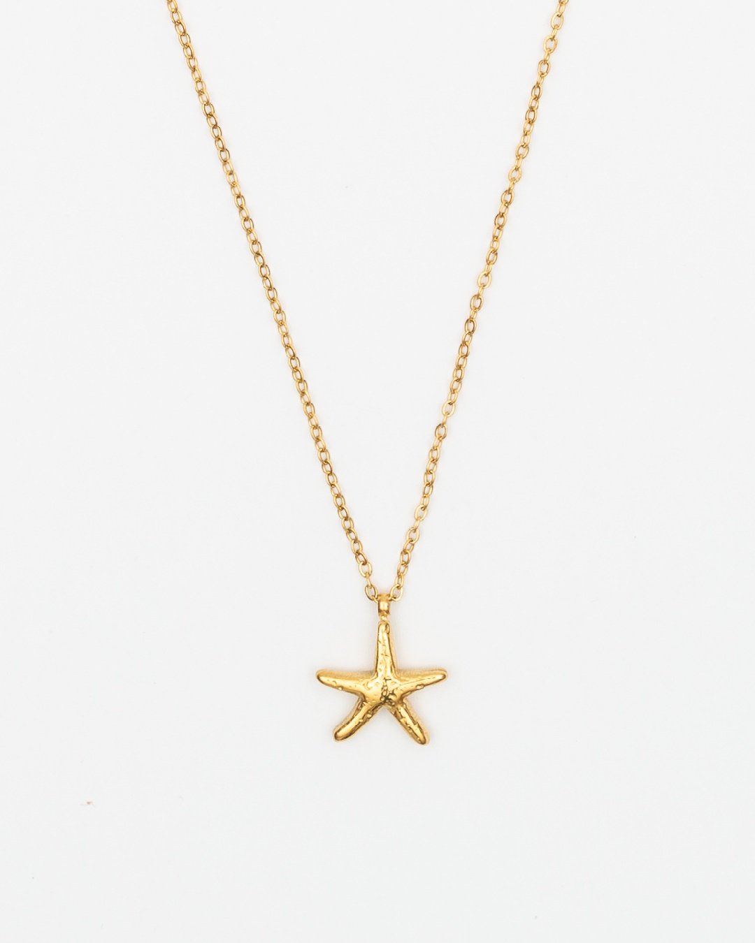 Collar Acero Estrella De Mar Mini