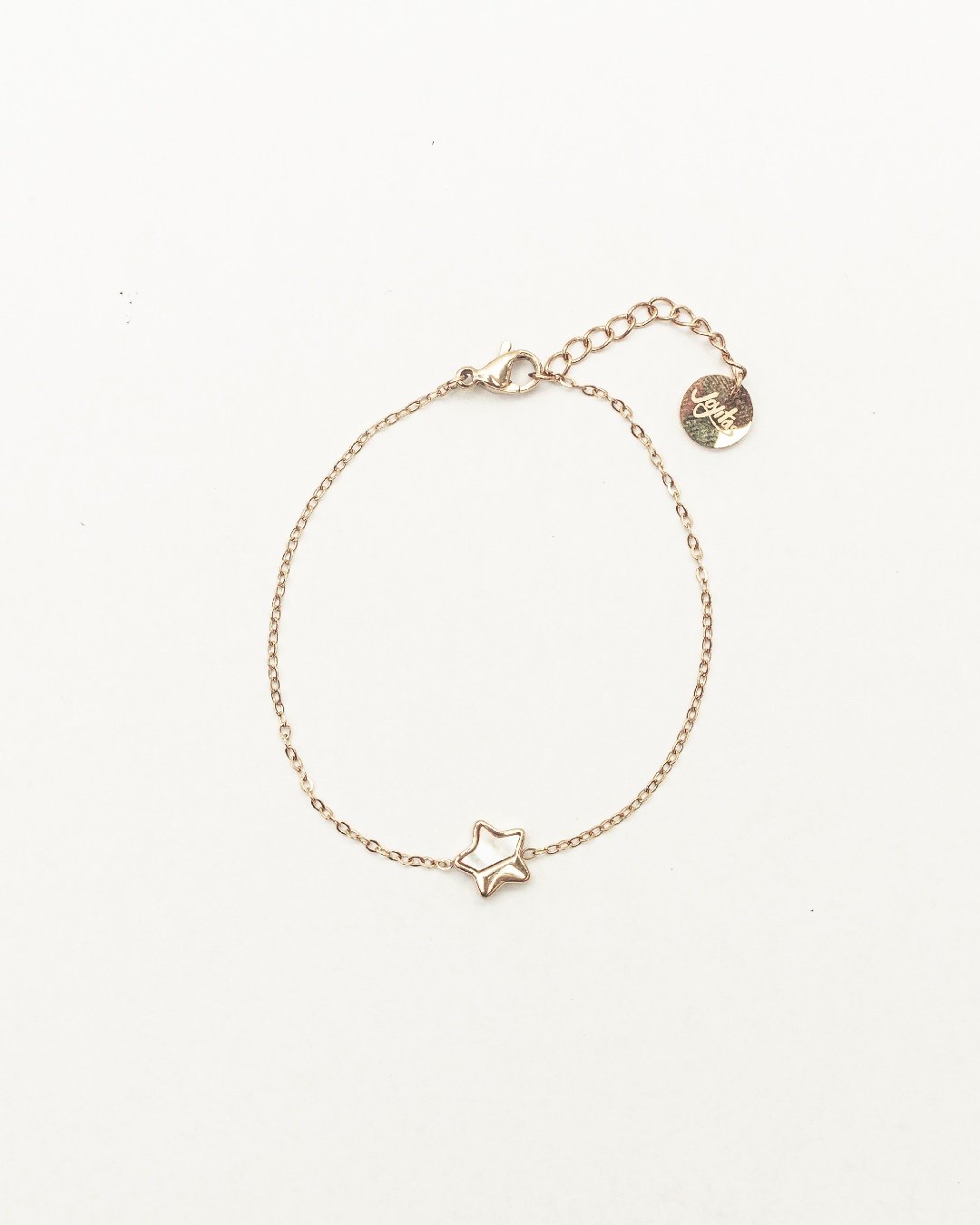 Pulsera Acero Star Nácar