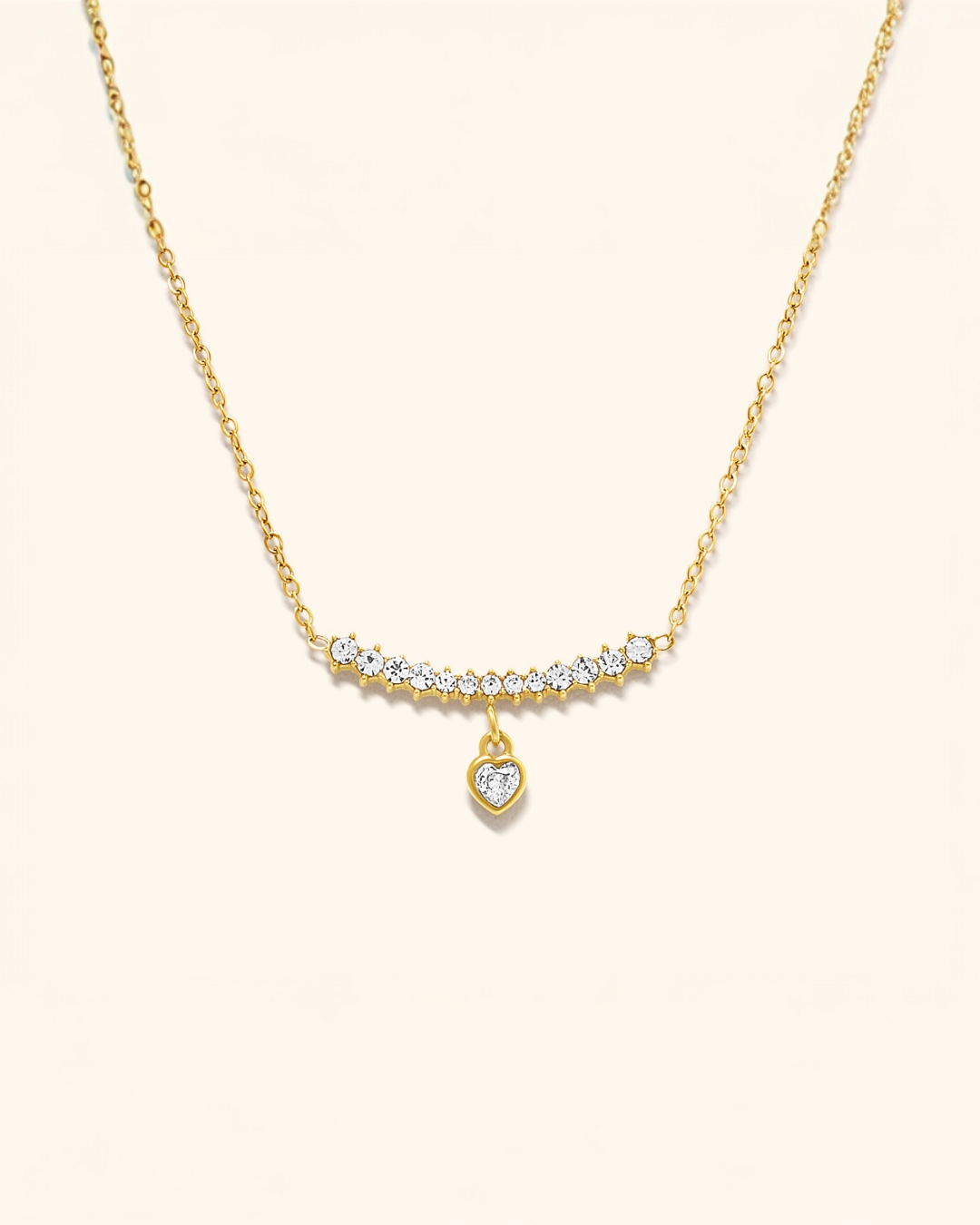 Collar Acero Zirconita