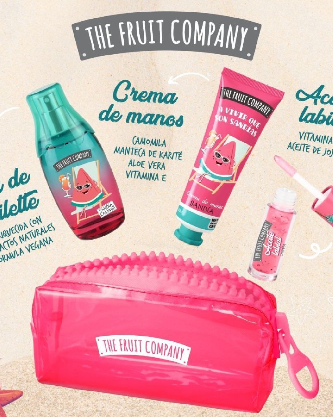 The Fruit Company Set Summer Sandía