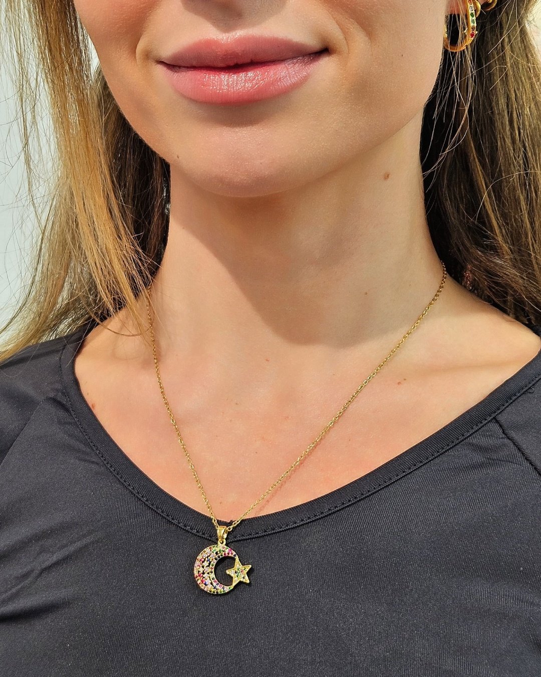 Collar Acero The Moon