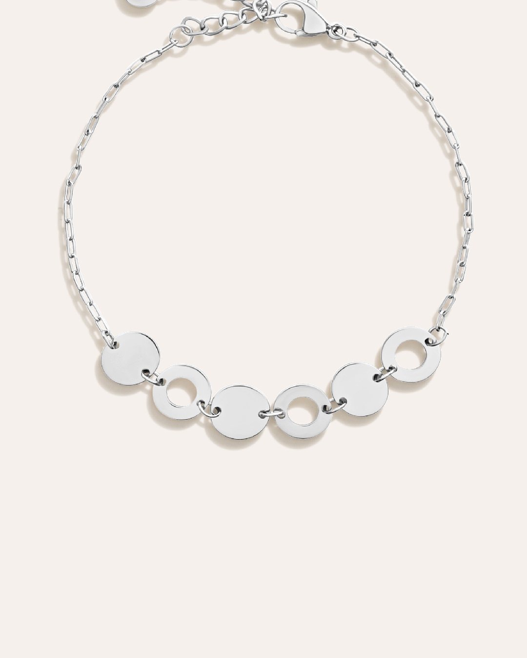 Pulsera Acero Claudia Plateada