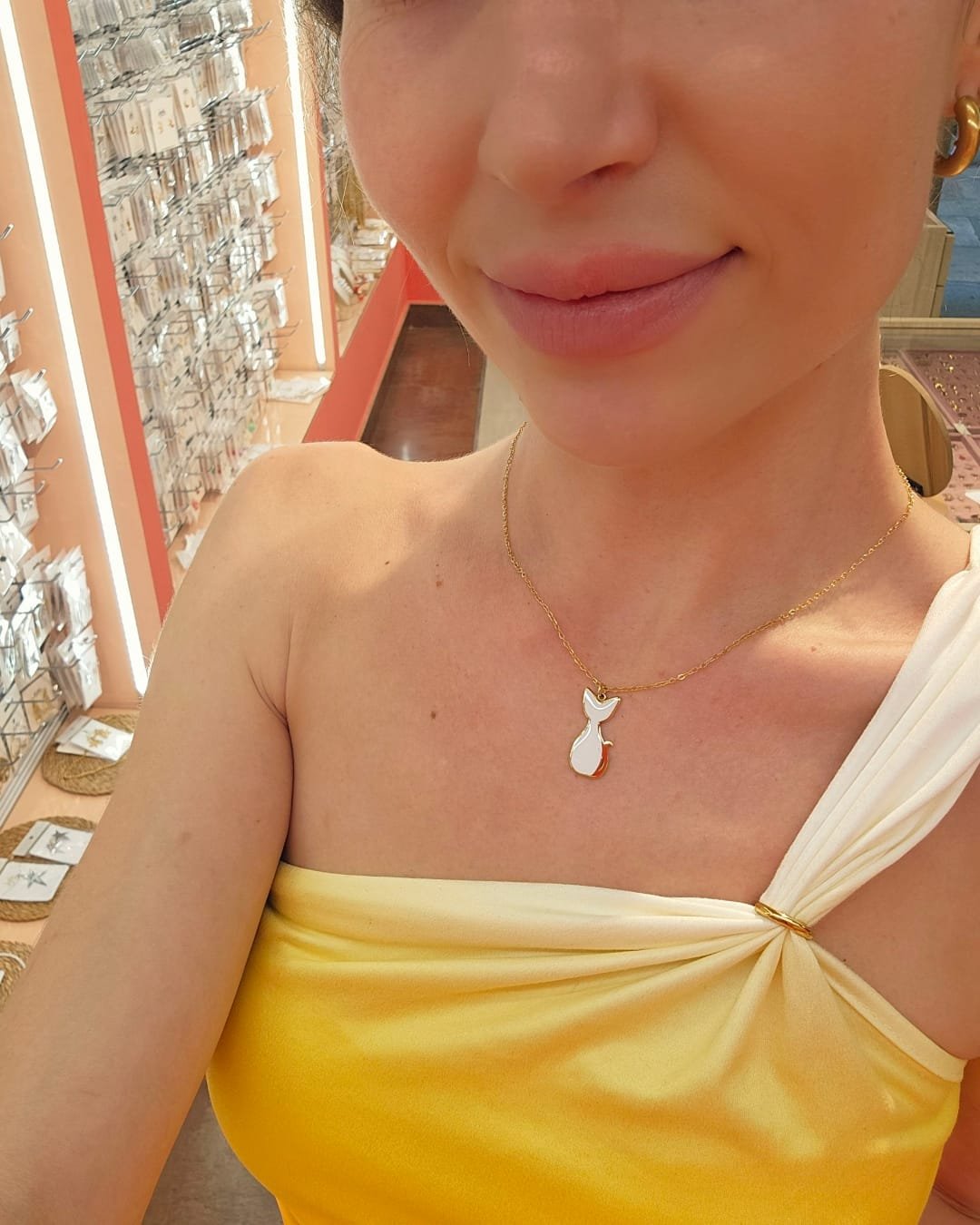 Collar Acero Duquesa Blanco