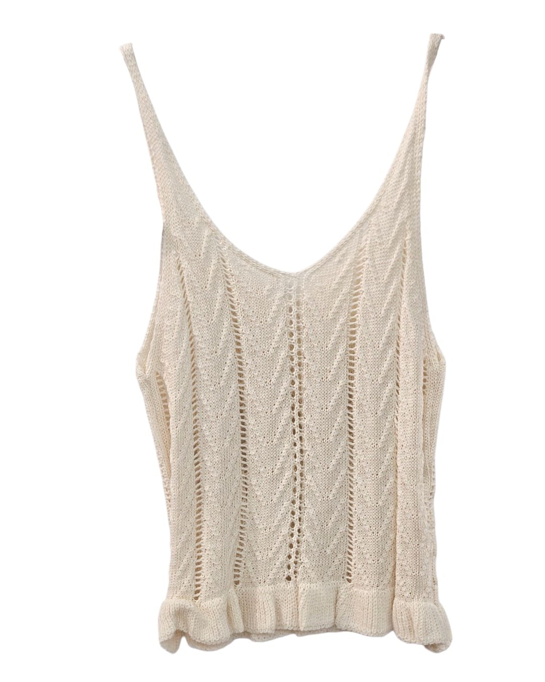 Top Crochet Volante