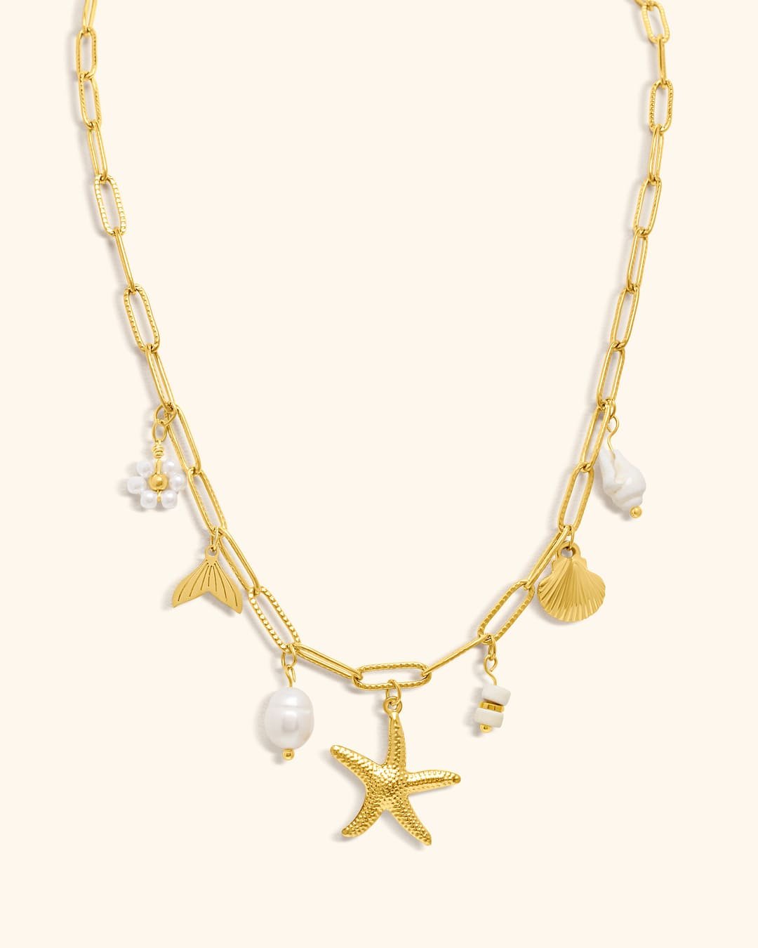 Collar Acero Costa Dorada