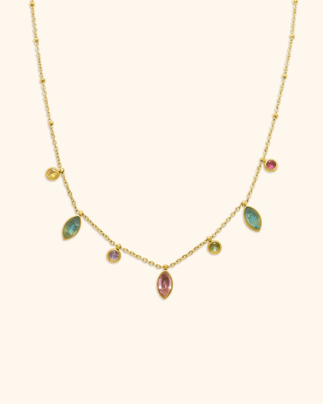 Collar Acero Aurora Multicolor