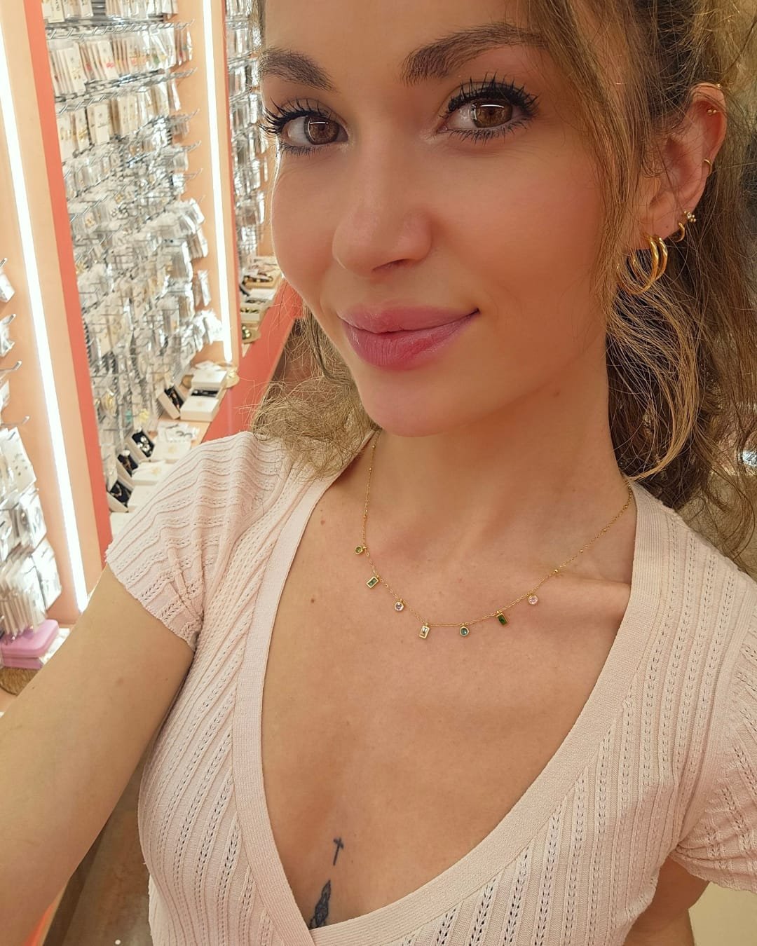 Collar Acero Gemas del Sol Multicolor