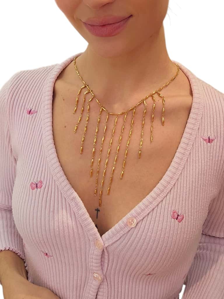 Collar Acero Cascada