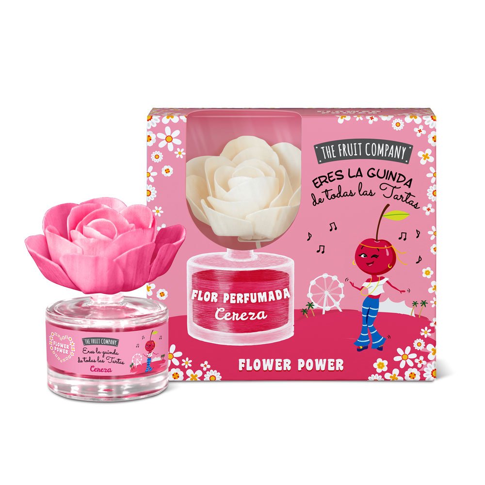 FLOR DIFUSORA CEREZA 50 ML, 0% Alcohol, Duración +30 Días – The Fruit Company